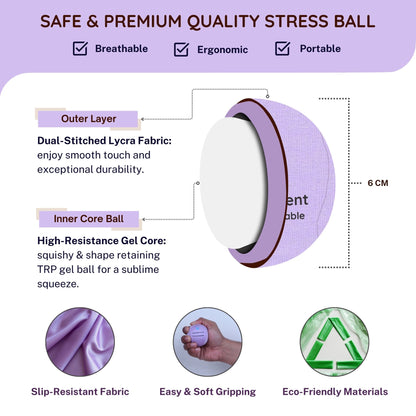 Unwynnd Stress Ball: Ideal Hand Exerciser For Improved Hand & Grip Strength (Hard Grip)