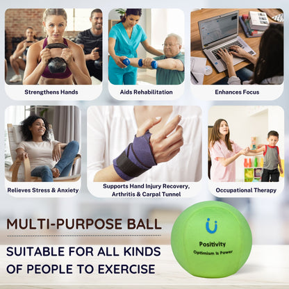 Unwynnd Stress Ball: On-The-Go Stress Buster For Instant Relief From Stress & Anxiety (Soft Grip)